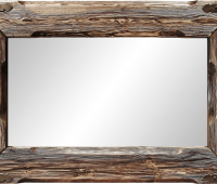 7090 - Speil Rustikk 60 x 90 cm, her vist i farge U102 Brent umbra